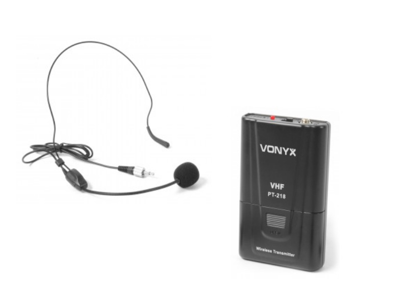 Vonyx STWM712H Micro Inalambrico 2 Canales VHF 2 diademas
